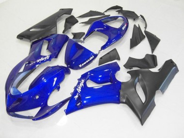 Purchase 2005-2006 Blue Black Kawasaki ZX6R Motorcycle Fairing UK