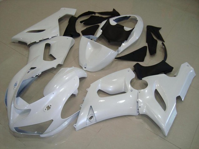 Purchase 2005-2006 Dark Pearl White Kawasaki ZX6R Motorbike Fairing UK