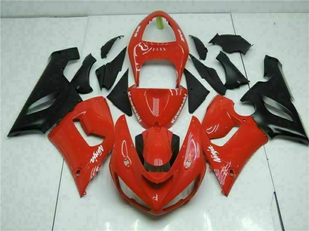 Purchase 2005-2006 Red Kawasaki ZX6R Bike Fairing Kit UK