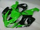 Purchase 2005-2006 Green White Black Kawasaki ZX6R Motorcyle Fairings UK