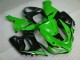 Purchase 2005-2006 Green White Black Kawasaki ZX6R Motorcyle Fairings UK