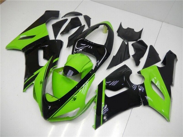 Purchase 2005-2006 Green Black Kawasaki ZX6R Motor Fairings UK