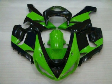 Purchase 2005-2006 Green Black Kawasaki ZX6R Motorbike Fairing UK