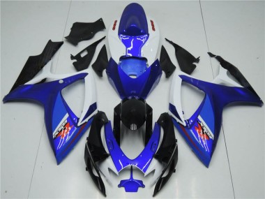 Purchase 2006-2007 White Blue Suzuki GSXR 600/750 Motorcyle Fairings UK