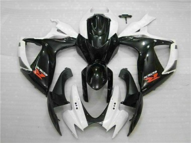 Purchase 2006-2007 White Black Suzuki GSXR 600/750 Motorcycle Fairings Kit UK