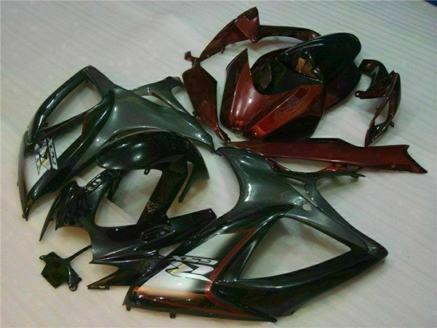 Purchase 2006-2007 Black Red Suzuki GSXR 600/750 Motorcycle Fairings UK