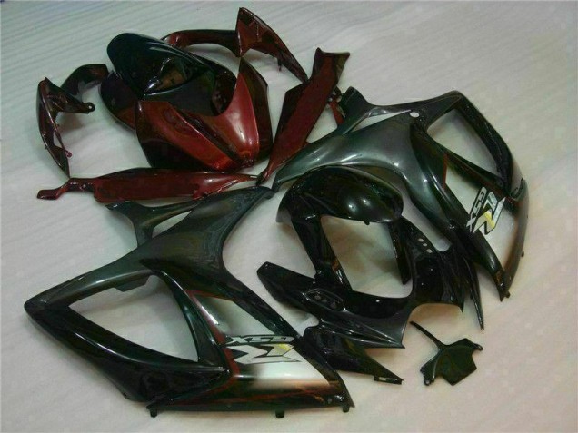 Purchase 2006-2007 Black Red Suzuki GSXR 600/750 Motorcycle Fairings UK