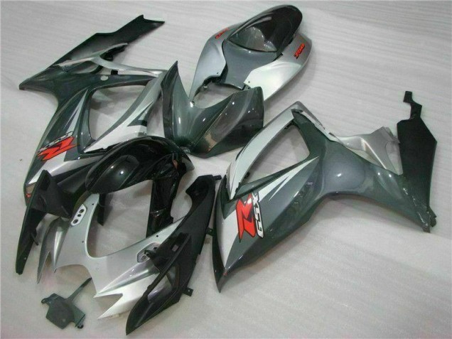 Purchase 2006-2007 Silver Black Suzuki GSXR 600/750 Motorcycle Fairings Kits UK