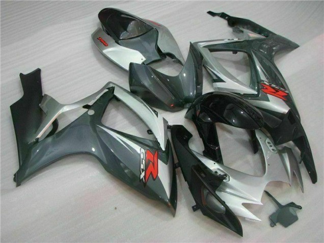 Purchase 2006-2007 Silver Black Suzuki GSXR 600/750 Motorcycle Fairings Kits UK