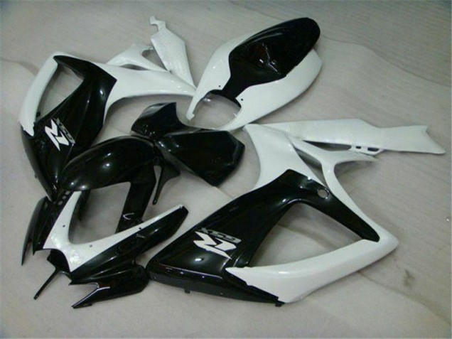 Purchase 2006-2007 Black White Suzuki GSXR 600/750 Motorcycle Replacement Fairings UK