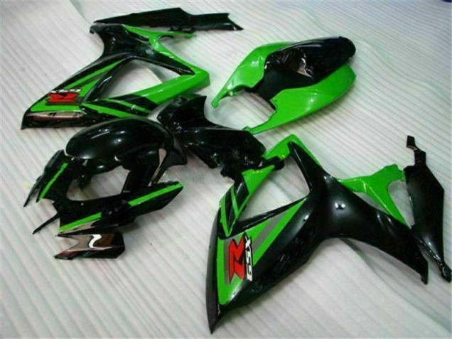 Purchase 2006-2007 Black Green Suzuki GSXR 600/750 Replacement Motorcycle Fairings UK