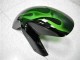 Purchase 2006-2008 Green Flame Kawasaki EX650 Motorcycle Fairing Kits UK