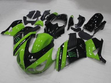 Purchase 2006-2011 Green Monster Kawasaki ZX14R ZZR1400 Motorbike Fairing UK