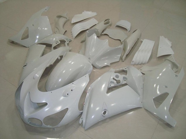 Purchase 2006-2011 White Kawasaki ZX14R ZZR1400 Bike Fairings UK