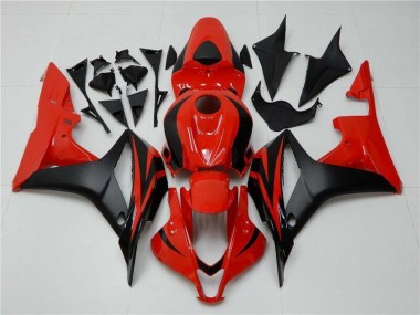 Purchase 2007-2008 Black Red Honda CBR600RR Motorcycle Fairing Kit UK