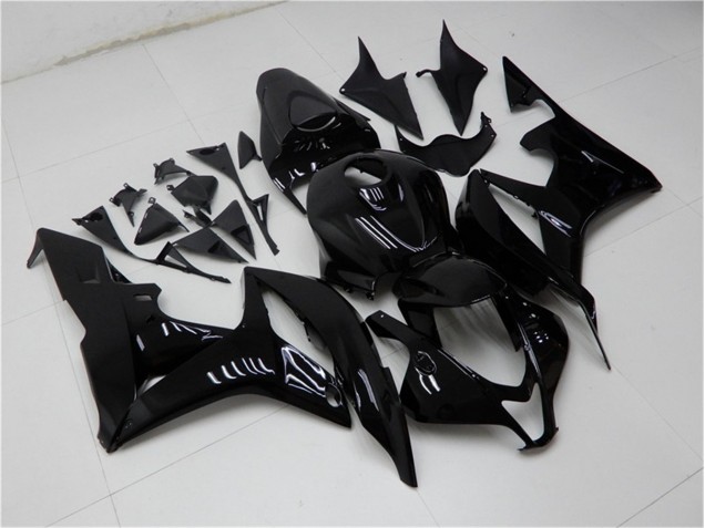 Purchase 2007-2008 Glossy Black Honda CBR600RR Bike Fairings UK