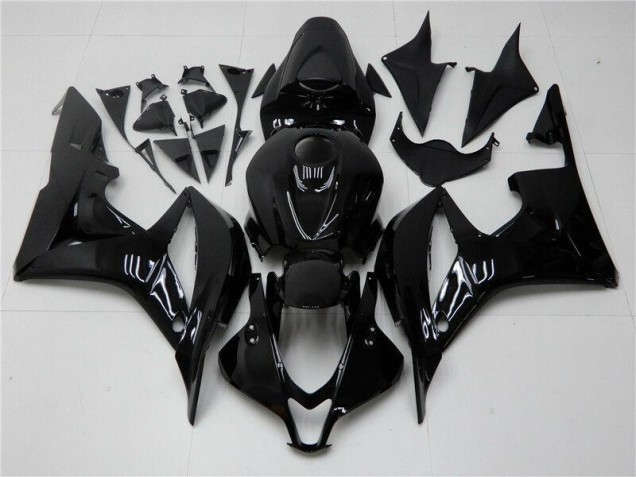 Purchase 2007-2008 Glossy Black Honda CBR600RR Bike Fairings UK