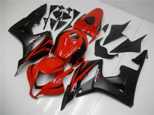 Purchase 2007-2008 Black Red Honda CBR600RR Motor Bike Fairings UK