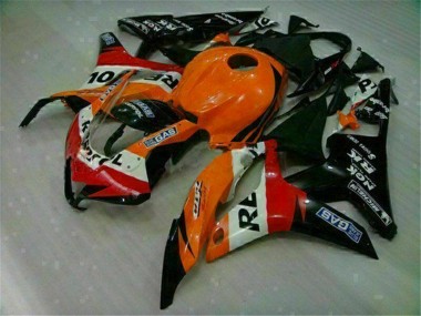 Purchase 2007-2008 Orange Black Repsol Honda CBR600RR Motorcycle Replacement Fairings UK