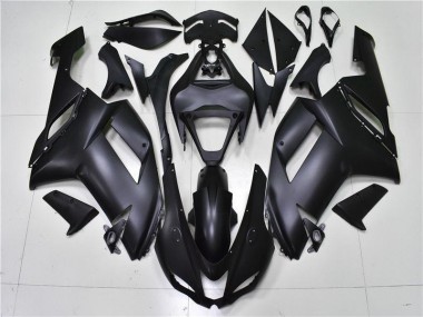 Purchase 2007-2008 Matte Black Kawasaki ZX6R Bike Fairing Kit UK