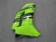 Purchase 2007-2008 Green Black Kawasaki ZX6R Motorcycle Fairings Kit UK