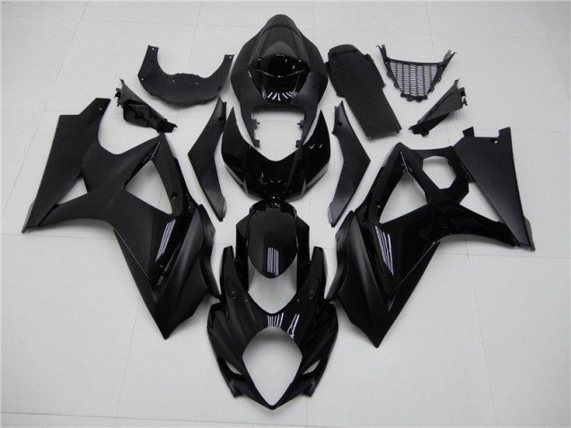 Purchase 2007-2008 Glossy Matte Black Suzuki GSXR 1000 K7 Replacement Fairings UK