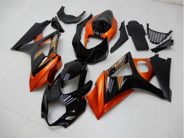 Purchase 2007-2008 Orange Black Suzuki GSXR 1000 K7 Motor Fairings UK