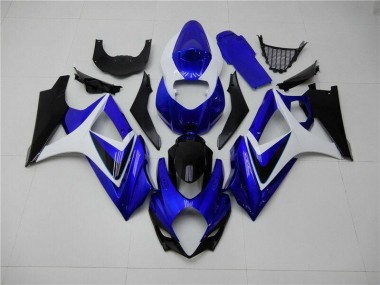 Purchase 2007-2008 Blue White Black Suzuki GSXR 1000 K7 Motorcylce Fairings UK