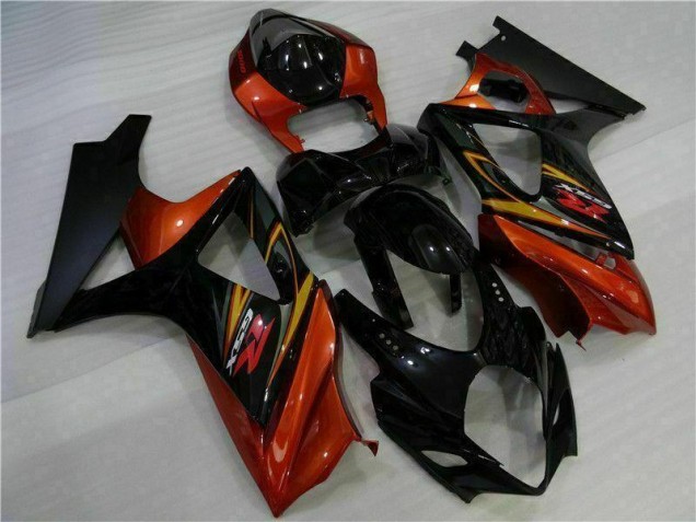 Purchase 2007-2008 Black Suzuki GSXR 1000 K7 Motorcycle Fairing Kit UK