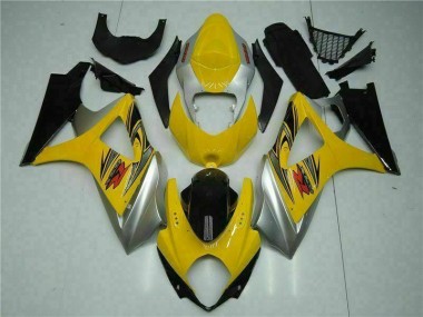 Purchase 2007-2008 Yellow Suzuki GSXR 1000 K7 Bike Fairing Kit UK