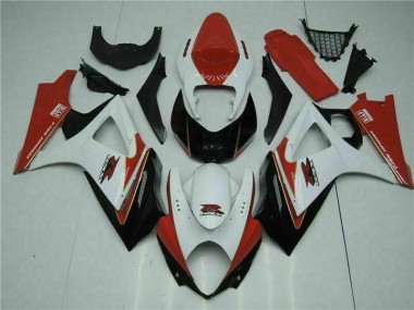 Purchase 2007-2008 Red White Suzuki GSXR 1000 K7 Motorcycle Bodywork UK