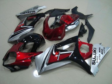 Purchase 2007-2008 Red Black Silver Suzuki GSXR 1000 K7 Bike Fairing UK