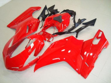 Purchase 2007-2014 Red Ducati 848 1098 1198 Motorbike Fairing Kits UK