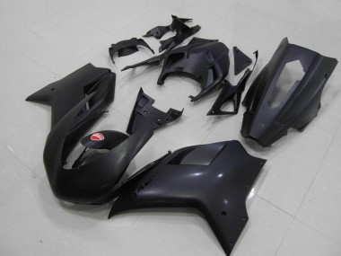 Purchase 2007-2014 Matte Black Racing Verision Ducati 848 1098 1198 Bike Fairings UK