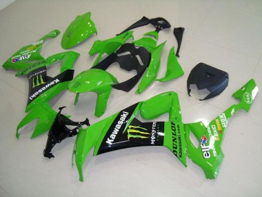 Purchase 2008-2010 Green Monster Kawasaki ZX10R Motor Bike Fairings UK