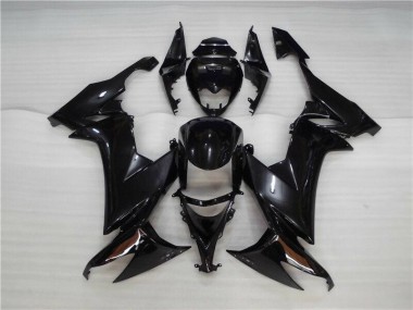 Purchase 2008-2010 Glossy Black Kawasaki ZX10R Motorcycle Fairing Kit UK