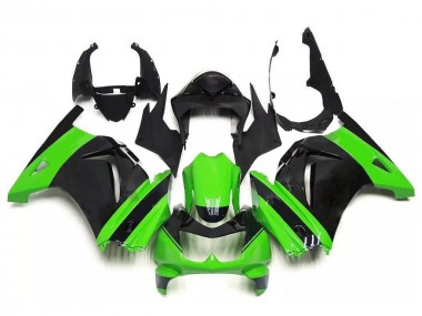 Purchase 2008-2012 Green Black Kawasaki EX250 Bike Fairings UK