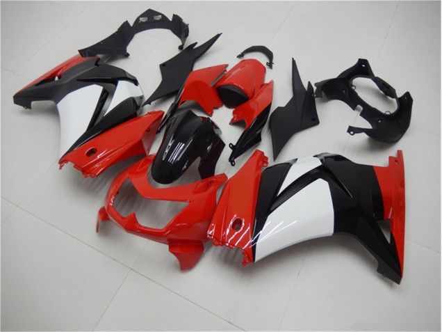 Purchase 2008-2012 Red Black White Kawasaki EX250 Motorcycle Fairings UK