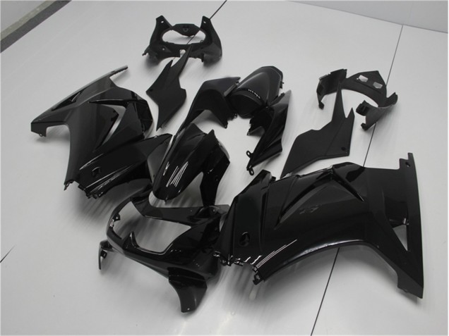 Purchase 2008-2012 Glossy Black Kawasaki EX250 Motorcycle Fairing Kits UK