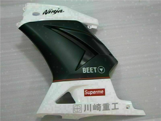 Purchase 2008-2012 White Black Ninja 3M Kawasaki EX250 Motorcycle Fairings UK