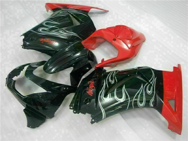 Purchase 2008-2012 Black Red Ninja Kawasaki EX250 Motorcycle Fairing UK