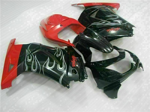Purchase 2008-2012 Black Red Ninja Kawasaki EX250 Motorcycle Fairing UK