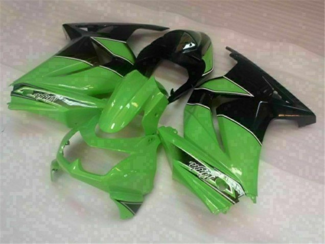 Purchase 2008-2012 Green Black Kawasaki EX250 Motorbike Fairing Kits UK