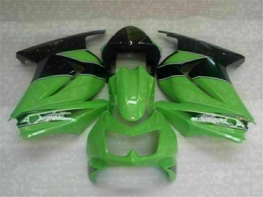 Purchase 2008-2012 Green Black Kawasaki EX250 Motorbike Fairing Kits UK