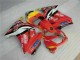 Purchase 2008-2012 Red Yellow Kawasaki EX250 Motorcycle Fairing Kit UK