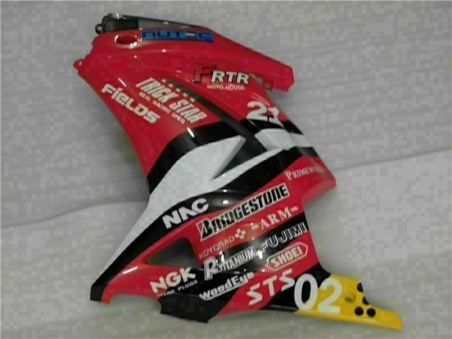 Purchase 2008-2012 Red Yellow Kawasaki EX250 Motorcycle Fairing Kit UK