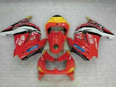 Purchase 2008-2012 Red Yellow Kawasaki EX250 Motorcycle Fairing Kit UK