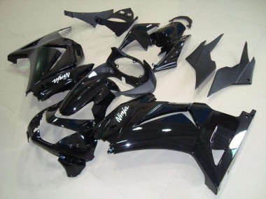 Purchase 2008-2012 Glossy Black Kawasaki ZX250R Replacement Fairings UK