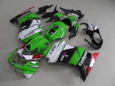 Purchase 2008-2012 Green White Black Kawasaki ZX250R Motor Fairings UK