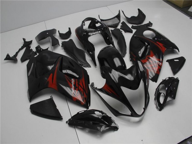 Purchase 2008-2019 Black Red Suzuki GSXR 1300 Hayabusa Motor Bike Fairings UK